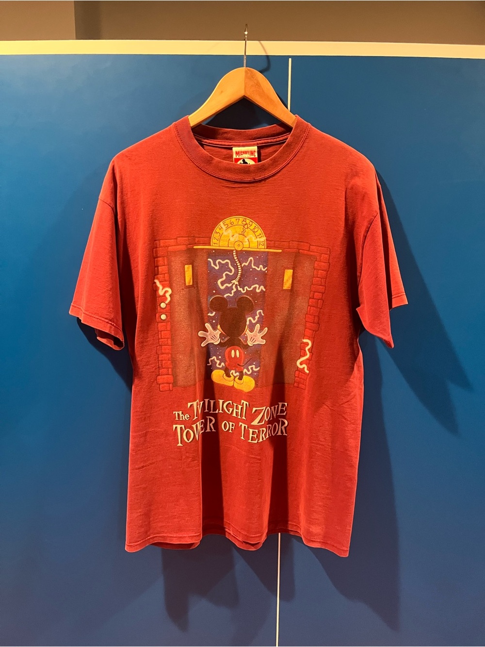 Vintage Faded Mickey Twilight Zone Tower of Terror Tee